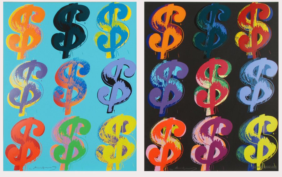 Dollars signs, Andy Warhol, 1981