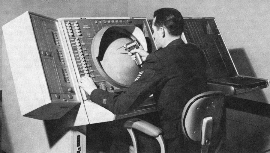 Une console SAGE, vers 1960